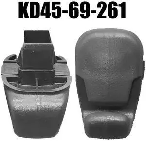 Furulu 2pcs Sunvisor Clips Holder Brackets KD45-69-261 For Mazda 3 6 CX-5