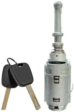 Furulu Front Left Door Lock Barrel With 2 Keys Kit 9170.T9 For Citroen C2 C3 Pluriel