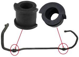 Furulu 2pcs 1693230965 Front Stabilizer Sway Bar Bushing For Mercedes Benz