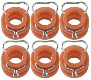 Paiying 6Pcs Window Regulator Roller Bushings For Ford Truck 1961-1972/ Mustang 1965-68