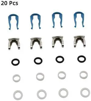 Yassdwbn Car Engine Petrol Fuel Delivery Injector Air Intake Seal Kit For Vauxhall Opel