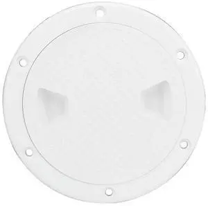 Paiying 4 inch ABS White Round Boat Marine Deck Plate Inspection Access Hatch Cover Lid