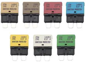 Yassdwbn Automatic Reset Circuit Fuse Breakers w/ Fuse Holder Kit For Car/RV/Boat/Marine Yassdwbn Automatic Reset Circuit Fuse Breakers w/ Fuse Holder Kit For Car/RV/Boat/Marine