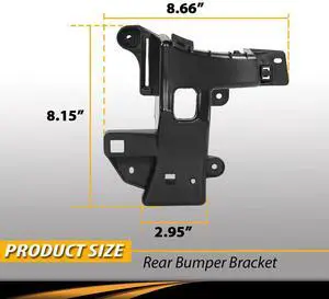 Paiying Left & Right Rear Bumper Brackets For Jeep Compass 2017-22 68244465AA 68244464AA