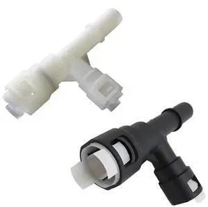 FYUU 2Pcs Car HVAC Heater Inlet Hose T- Shape Connector For Chevrolet Suburban Tahoe