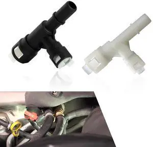 Yassdwbn 2Pcs Car HVAC Heater Inlet Hose T- Shape Connector For Chevrolet Suburban Tahoe