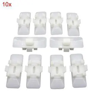 Paiying 10pcs #0069887278 Car Body Side Moulding Clips For Mercedes W124 W129 1990-1996