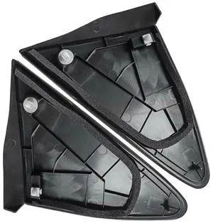 FYUU Left & Right Fender Mirror Molding Triangle Trim Cover For Toyota Yaris 2012-14