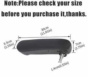 Yassdwbn Replacement 6BV31KRLAA/6BV48KRLAA Front Left Seat Armrest For Fiat 500 2016-2019 Yassdwbn Replacement 6BV31KRLAA/6BV48KRLAA Front Left Seat Armrest For Fiat 500 2016-2019