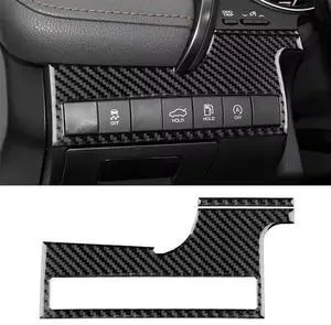 Paiying Carbon Fiber Car Headlight Switch Panel Interior Trim For Toyota Camay 2018-2024