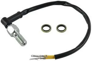 Yassdwbn Universal Motorcycle Hydraulic Brake Light Switch Bolt M10 *1.25 For Single Line