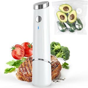 Vacuum Sealer, Cordless Handheld Food Saver, Vacuum Sealer Machine with 20 Reusable Vacuum Bags for Food Fresh & Storage (1 Pump+30 Bags)