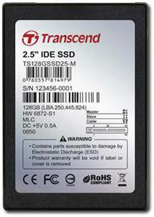 TS128GSSD25-M - Transcend 128 GB Internal Solid State Drive - 2.5 - IDE Ultra ATA/100 (ATA-6)