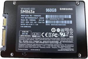 MZ-7KM960N - Samsung SM863a Series 960GB SATA 6Gb/s 2.5-inch Enterprise 2.5 Solid State Drive