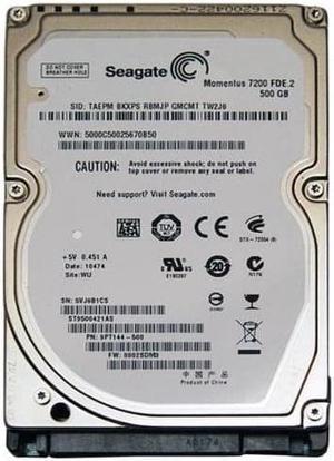 Seagate Momentus 5400.6シリーズ 2.5inch SATA 3Gb/s 500GB 54-