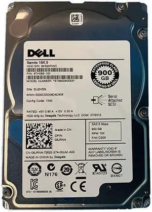 9TH066-150 - Seagate Savvio 10K.5 900GB 10000RPM SAS 6Gb/s 64MB Cache 2.5-inch Hard Drive 9TH066-150 - Seagate Savvio 10K.5 900GB 10000RPM SAS 6Gb/s 64MB Cache 2.5-inch Hard Drive
