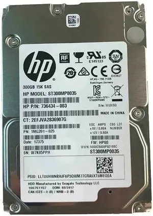 ST300MP0035 - Seagate Performance 15K.5 300GB 15000RPM SAS 12Gb/s 128MB Cache 2.5-inch Enterprise Hard Drive