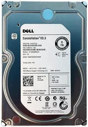 9ZM273-150 - Seagate Constellation ES.3 1TB 7200RPM SAS 6Gb/s 128MB Cache LFF (CE) 3.5-inch Hard Drive