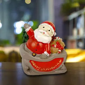 Sakura 2 Inch Resin Santa Clause Holiday Decorative Figurine for Collectors and Decoration