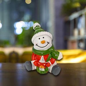 2 Inch Resin Snowman Holiday Decorative Figurine Collectors for Gifts and Decoration
