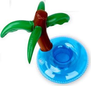 Coconut Tree Pool Side Cup Holder Inflatable Water Fun Drink Float
