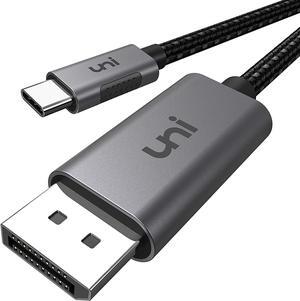 USB C to DisplayPort Cable for Home Office (4K@60Hz 2K@165Hz) Sturdy Aluminum USB Type-C to DisplayPort Cable [Thunderbolt 3/4 Compatible] for MacBook Pro/Air iPad Pro 2020 XPS Surface