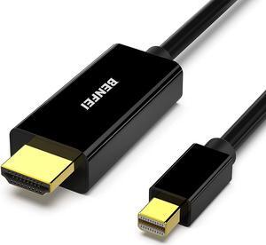 BENFEI Mini DisplayPort to HDMI Cable, Mini DP to HDMI 15 Feet Cable (Thunderbolt Compatible) with MacBook Air/Pro, Surface Pro/Dock, Monitor, Projector