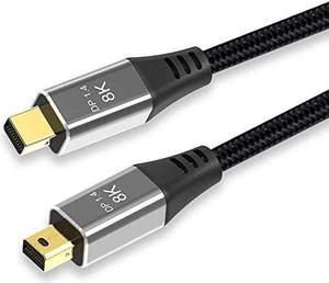 Mini DisplayPort to Mini DisplayPort Cable DP1.4 6.6 Feet - 8K Resolution Ready Not Compatible with iMac/Mac to MacBook Not a Replacement for Thunderbolt Cable