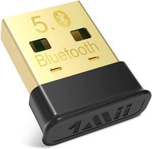Bluetooth Adapter for PC, USB Bluetooth Dongle Adapter 5.0 + EDR, for Windows10/8/7 Desktop Laptop to Bluetooth Keyboard, Mouse, Printer, Headphones, Speakers
