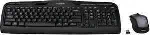 MK335 Wireless Keyboard and Mouse Combo - Black/Silver
