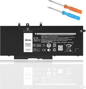 68WH GJKNX Battery Replacement for Dell Latitude 5480 5580 5280 5288 5488 5590 5591 5490 5491 5495 E5480 E5580 E5490 E5590 Precision 15 3520 3530 Series GD1JP DY9NT 5YHR4 451-BBZG 7.6V 4-Cell