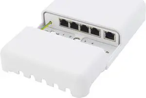 ThePoEstore Gigabit 5 Port PoE Extender Outdoor IP65 Waterproof PoE Passthrough Switch / PoE Amplifier / PoE Booster. 60W 10/100/1000Mbps. IEEE 802.3bt/at/af Compliant.