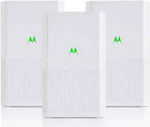 Motorola MH7023 | WiFi Mesh System (3-Pack) | Replaces Router + Extender | Easy Setup, Network Protection, Parental Controls | AC2200 WiFi Speed | up to 5000 sq ft