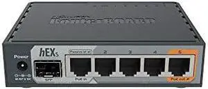 Mikrotik hEX S Ethernet LAN Black Wired Router