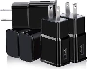 5-Pack Type C Charger Fast Charging Block, Android Phone Rapid USB Wall Charger Compatible with Samsung Galaxy S21/S20/S10/S10e/S10 Plus/S9/S9 Plus/S8/S8 Plus/S7/S6/Note 10/Note 9/Note 8,LG V30,Pixel