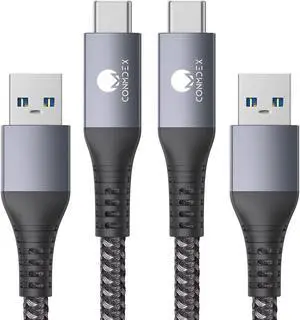 Android Auto USB Cable [Upgrade 3ft 2Pack] 10Gbps USB 3.1 Gen 2 USB A to USB C Data Transfer Type C Cord 3A Fast Charging CarPlay Cable for iPhone 16 15 Pro Max Galaxy S23 Pixel 9 Pro XL