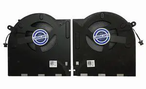 Replacement CPU and GPU Cooling Fan for Dell Alienware M17 R3 R4 0H5TYJ 0CNV63 DC28000ROSL EG50061S1-1C010-S9A K13087 DC28000RNSL EG50061S1-C060-S9A K13089 DFS240012BK0T DFSCK324162A2K 12V Replacement CPU and GPU Cooling Fan for Dell Alienware M17 R3 R4 0H5TYJ 0CNV63 DC28000ROSL EG50061S1-1C010-S9A K13087 DC28000RNSL EG50061S1-C060-S9A K13089 DFS240012BK0T DFSCK324162A2K 12V