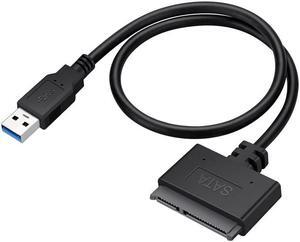 SATA to USB Cable - USB 3.0 to 2.5 SATA III Hard Drive Adapter - External Converter for SSD/HDD Data Transfer