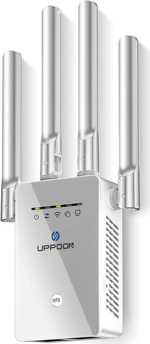 2023 New Upgrade WiFi Extender, WiFi Range Extenders Signal Booster for Home Cover up to 9800 sq.ft & 45 Devices, Wireless Internet Signal Amplifier with Ethernet Port, Wi Fi Repeater Easy Setup