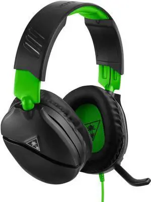Turtle Beach Recon 70 Multiplatform Gaming Headset - Xbox Series X|S, Xbox One, PS5, Nintendo Switch, PC, Mobile w/ 3.5mm Wired Connection - Flip-to-Mute Mic, 40mm Speakers, Lightweight Design  Black