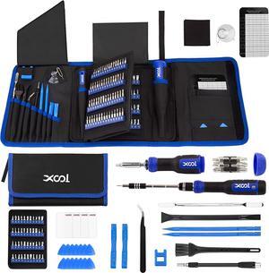 200 in 1 Precision Screwdriver Kit Electronics Repair Tool Magnetic Driver Kit with 164 Bits Flexible Shaft Extension Rod for Computer iPhone Laptop PC PS4 Xbox Nintendo