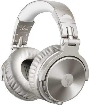 OneOdio Bluetooth Over Ear Headphones, 110 Hrs Wireless/Wired Stereo Sound Foldable Headsets with Deep Bass 50mm Neodymium Drivers for PC/Phone/Tablet - Studio Wireless Pro C, Champagne Gold