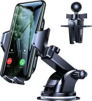 [No.1 Powerful Suction] [Rally Racing-Grade Stability] Phone Holders for Your Car 2025 Upgraded Car Phone Holder Mount Truck Stand for Dashboard Windshield Vent for iPhone  All Phones