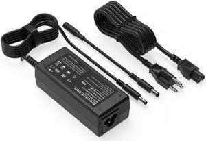 65W 45W 2 Tips Charger for  Laptop Charger Replacement for All 65W 45W  inspiron 13 14 15 17 3000 5000 7000 Series laptops Round Connects Chargers7.4mm and 4.5mm