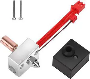 Creality Official Sprite Extruder Upgrade Heater Block Kit High Temperature Pro 300 Titanium Heatbreak Plated Copper Nozzle Compatible with Creality Ender 3 S1/Ender3 S1 Pro/CR10 Smart Pro