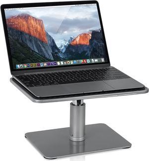 Mount-It! Adjustable Height Laptop Stand for MacBook Pro, Ergonomic Desk Riser for 11-15 Inch Laptops and 24-32 Inch Monitors