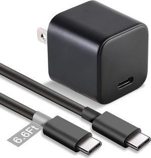 15W USB-C Fast Charger for New Kindle Fire Tablets with 6.6Ft USB-C Cable (Designed for use with USB-C Version Fire Tablets and Kindle E-Readers)