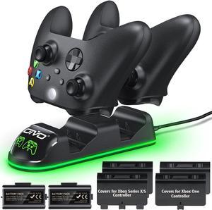 MENEEA Charger Stand With Cooling Fan For Xbox Series S  Console&Controller,Vertical Dual Charging Dock Accessories With 2 X 1400Mah  Rechargeable Battery&Cover,Earphone Bracket For Xs(Black)USB : :  Video Games