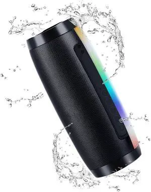 Portable Wireless Bluetooth Speakers,Outdoor Sports Speakers with Bluetooth 5.0,IPX5 Waterproof,3D Stereo,8 Hours Playback time,with HD Sound for Pool, Beach, Bike, Travel