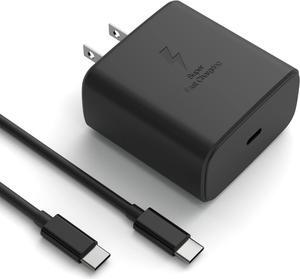 45W Super Fast Charger USB C Android Phone Charger Replacement for Galaxy S22/S22 Ultra/ S22+/Note10/S8/S9/S10/S20/S21,Galaxy Tab S7/S7+/S8/S8+/S8 Ultra Type C Wall Charger